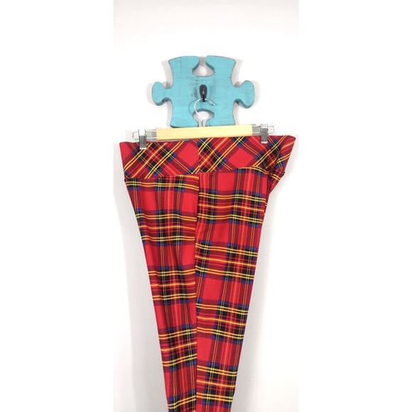 Torrid X Betsey Johnson Plaid Slip on Pants Size 0 - Picture 2 of 12